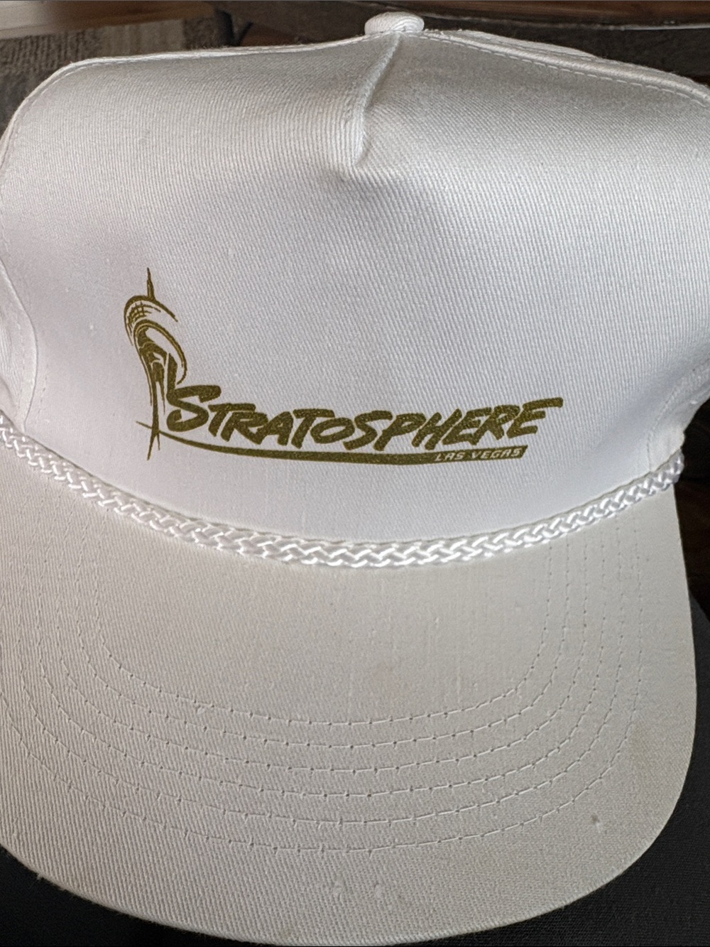 Stratosphere Vintage Las Vegas White Trucker Hat